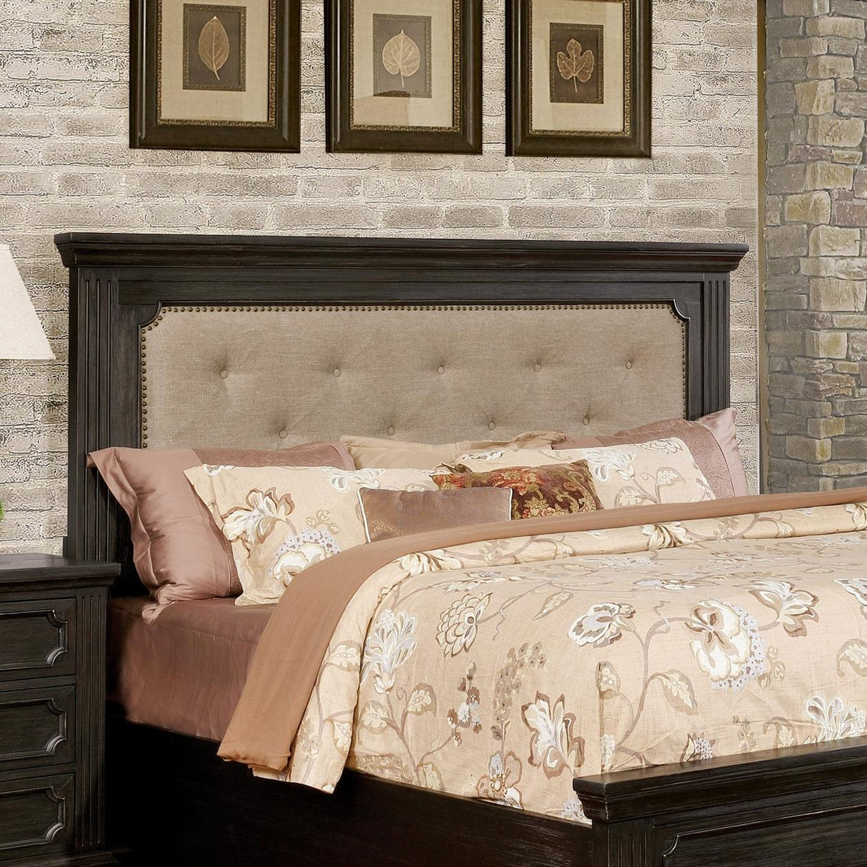 Furniture of America Roisin California King Bed with storage CM7578CK-BED IMAGE 3