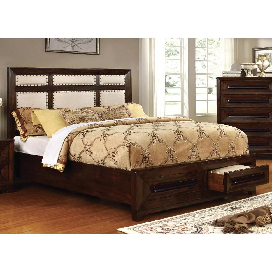 Furniture of America Orlaith Queen Upholstered Bed with Storage CM7697Q-BED IMAGE 2
