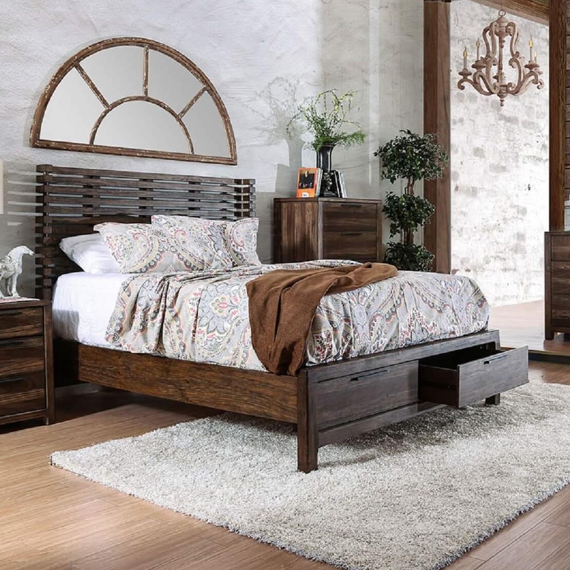 Furniture of America Hankinson King Storage Bed CM7576DR-EK-BED IMAGE 3