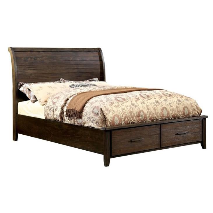 Furniture of America Ribeira Queen Panel Bed with Storage CM7252Q-BED IMAGE 1