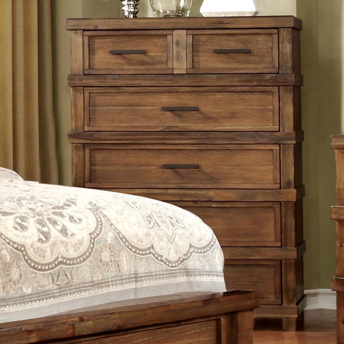 Furniture of America Baddock 5-Drawer Chest CM7691C IMAGE 2