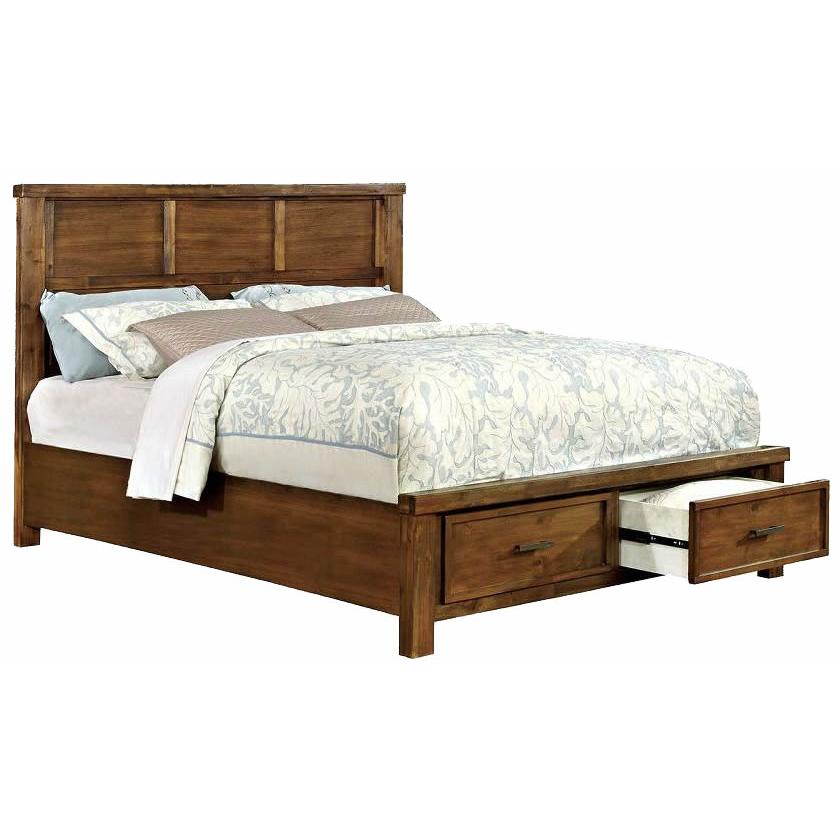 Furniture of America Baddock Queen Panel Bed with Storage CM7692Q-BED IMAGE 1