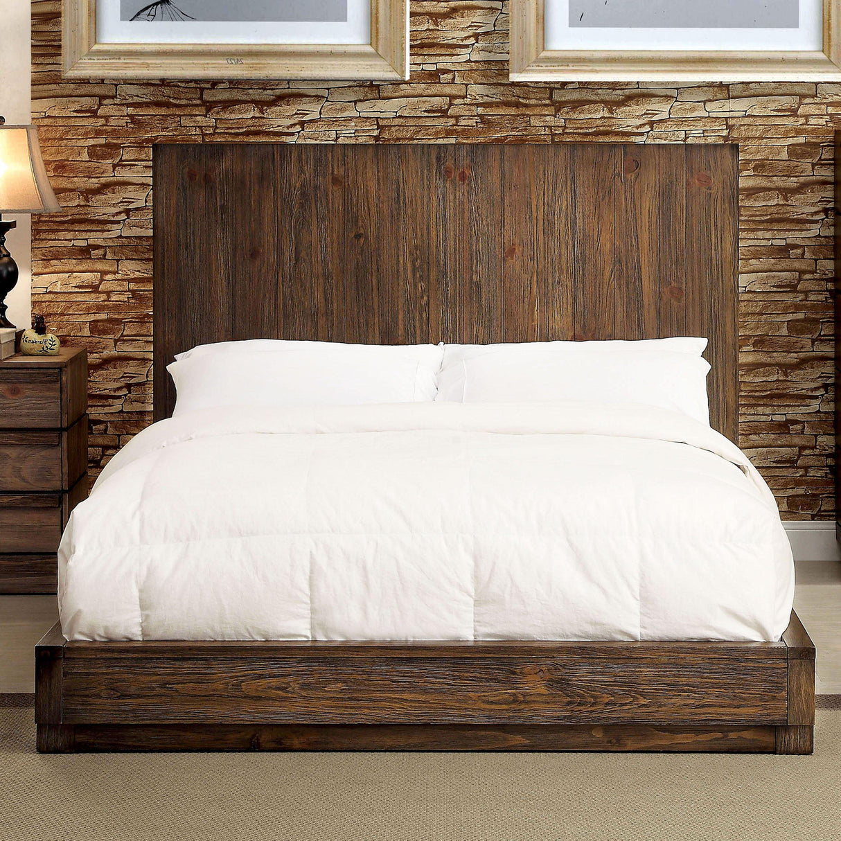 Furniture of America Amarante King Panel Bed CM7624EK-BED IMAGE 1