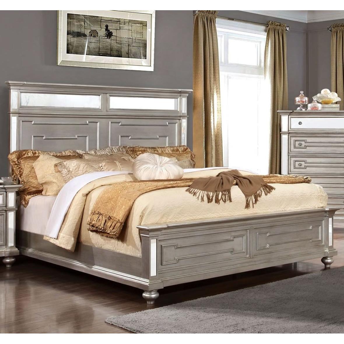 Furniture of America Salamanca King Panel Bed CM7673EK-BED IMAGE 2