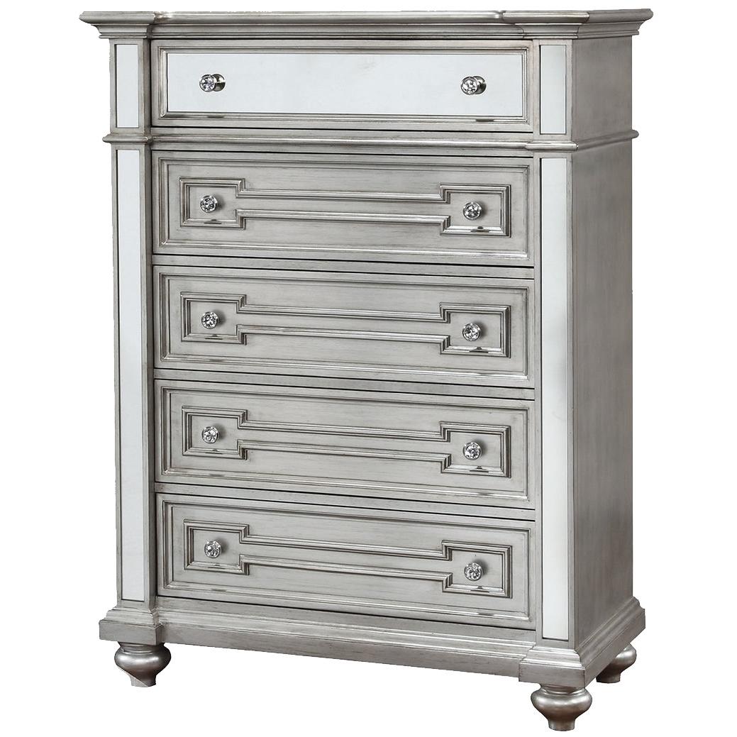 Furniture of America Salamanca 5-Drawer Chest CM7673C IMAGE 1