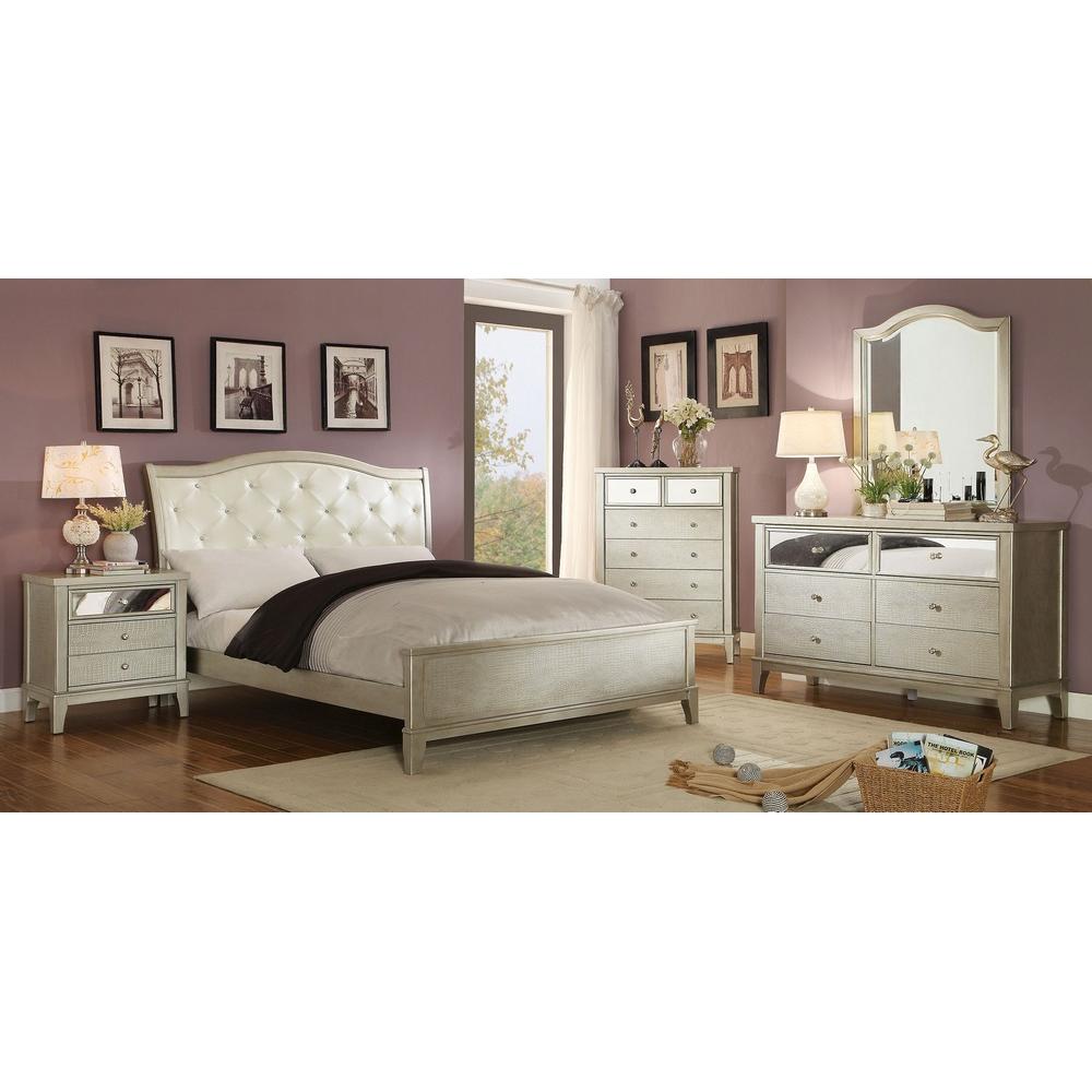 Furniture of America Adeline Full Upholstered Panel Bed CM7282F-BED IMAGE 3