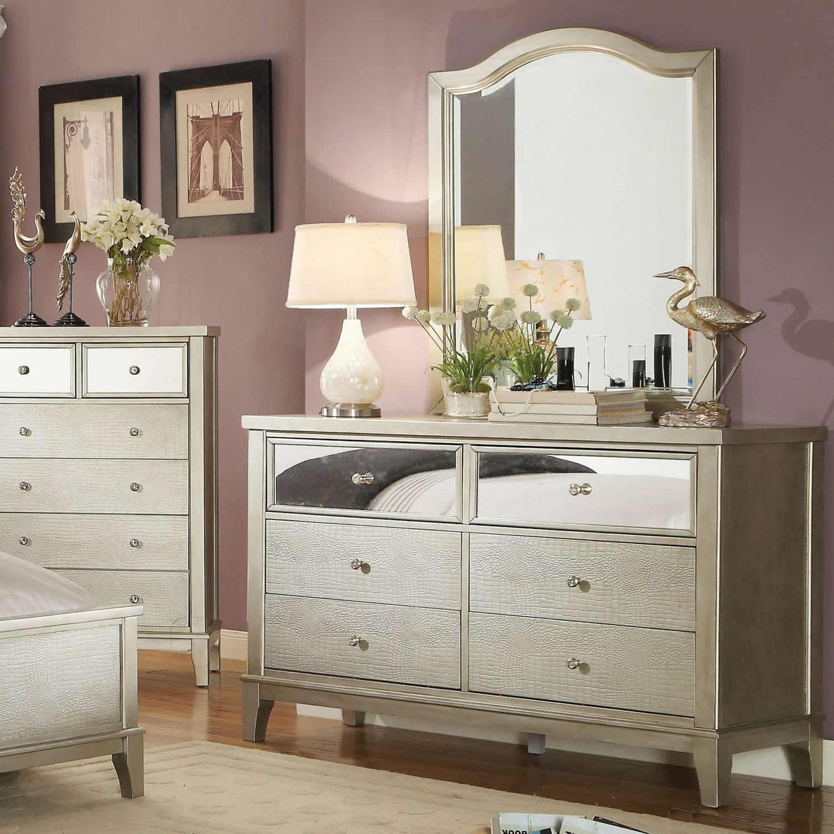 Furniture of America Adeline CM7282M Mirror IMAGE 3