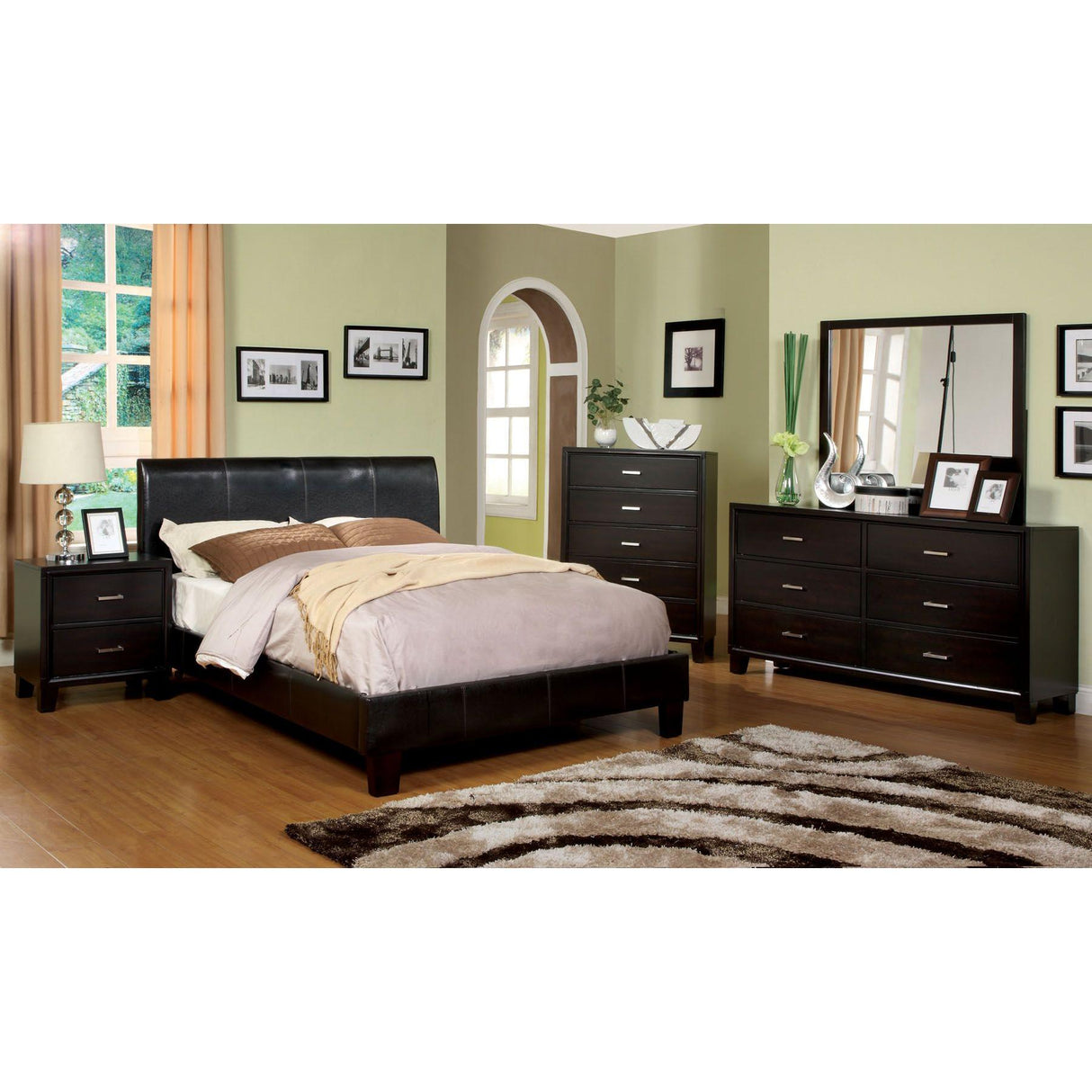 Furniture of America Enrico 2-Drawer Nightstand CM7088N IMAGE 3