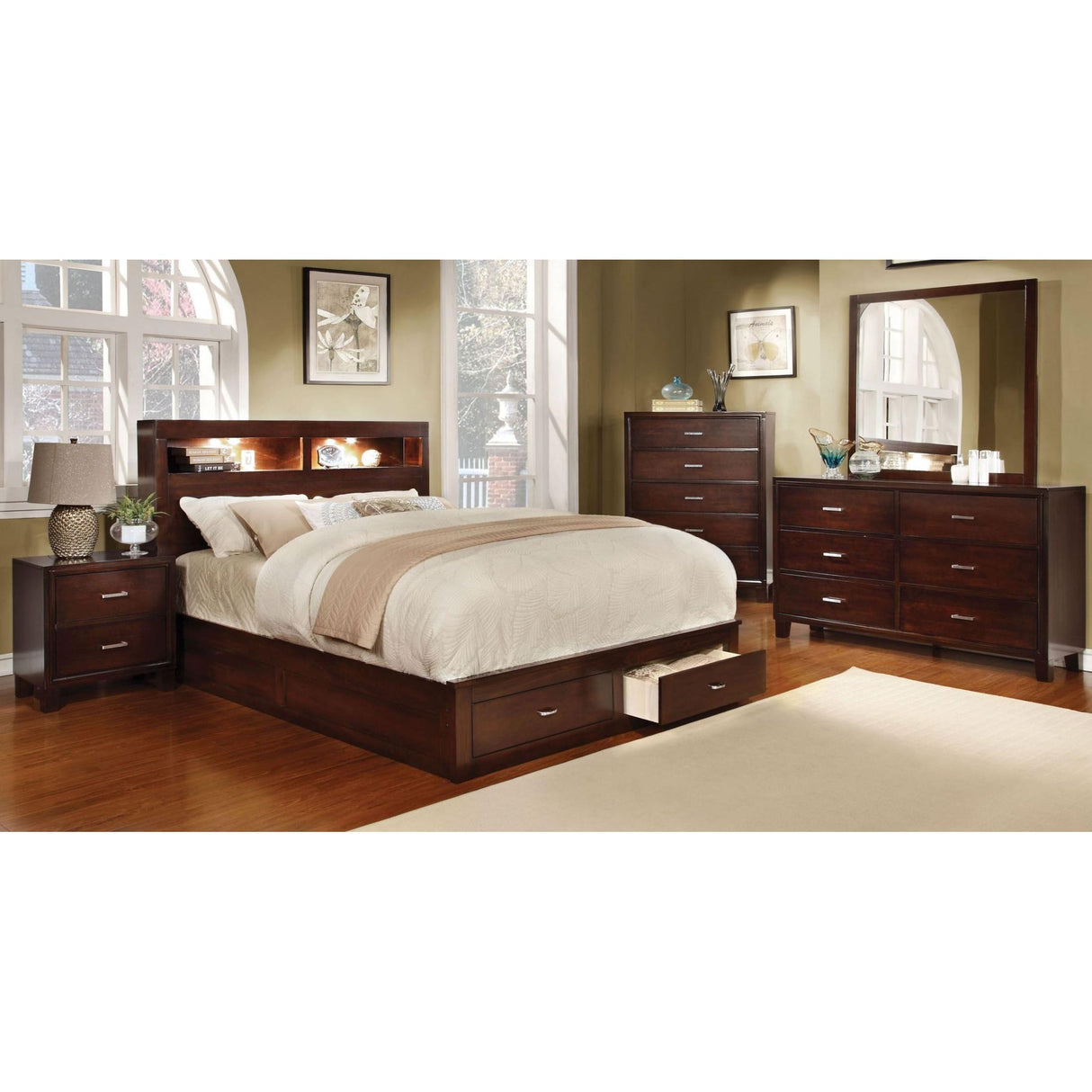 Furniture of America Gerico II 5-Drawer Chest CM7068C IMAGE 2