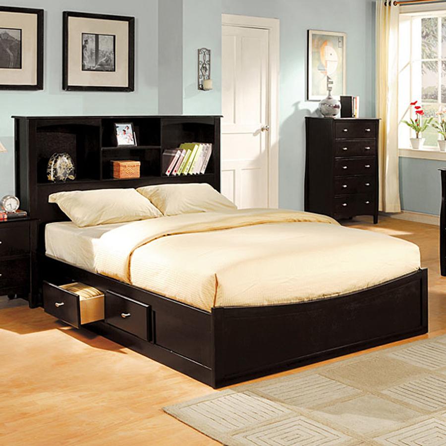 Furniture of America Brooklyn Full Bookcase Bed CM7053F-BED IMAGE 1
