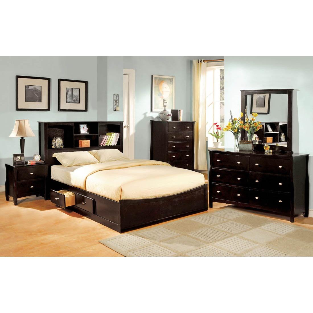 Furniture of America Brooklyn Full Bookcase Bed CM7053F-BED IMAGE 2