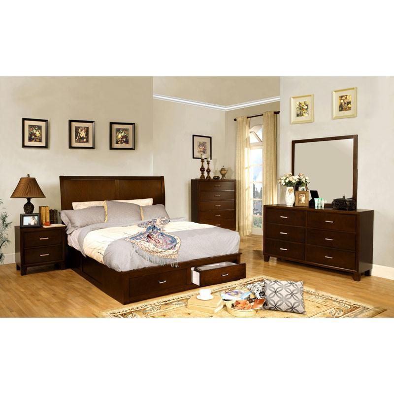 Furniture of America Enrico V King Storage Platform Bed CM7807EK-BED IMAGE 3