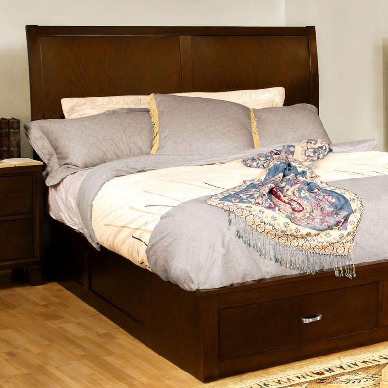 Furniture of America Enrico V Full Storage Platform Bed CM7807F-BED IMAGE 2