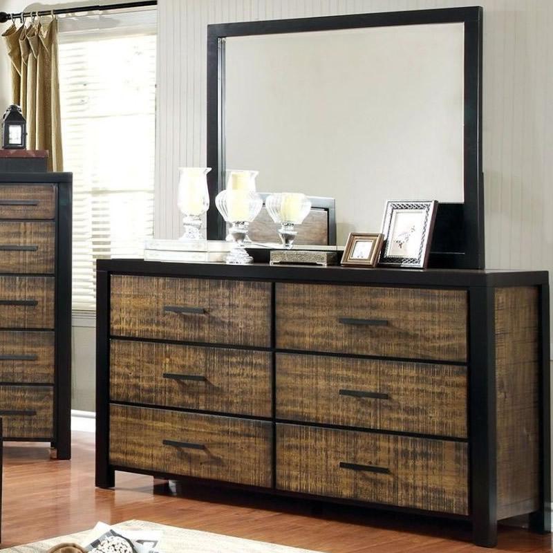 Furniture of America Hamberg Dresser Mirror CM7693M IMAGE 4