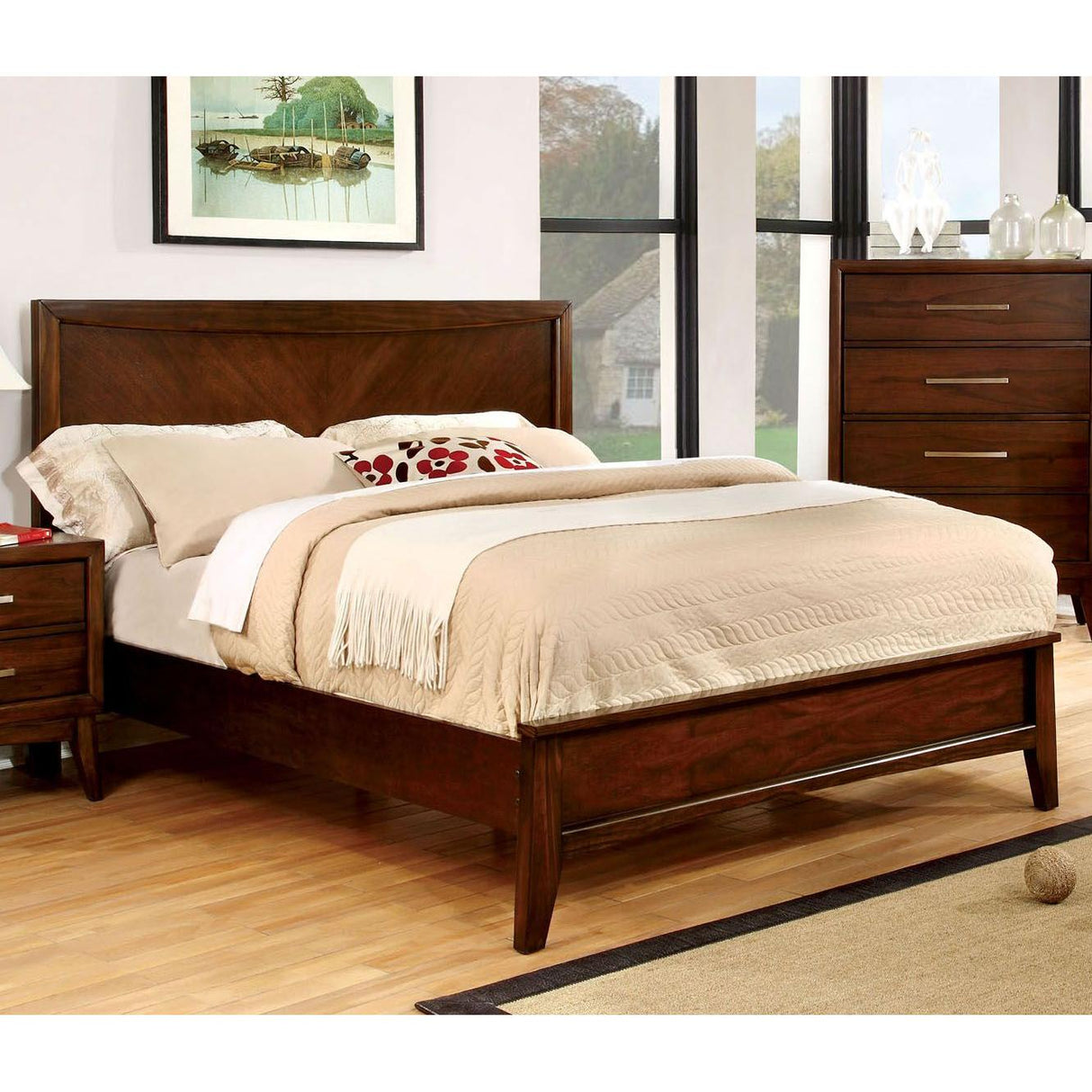 Furniture of America Snyder King Panel Bed CM7792EK-BED IMAGE 2