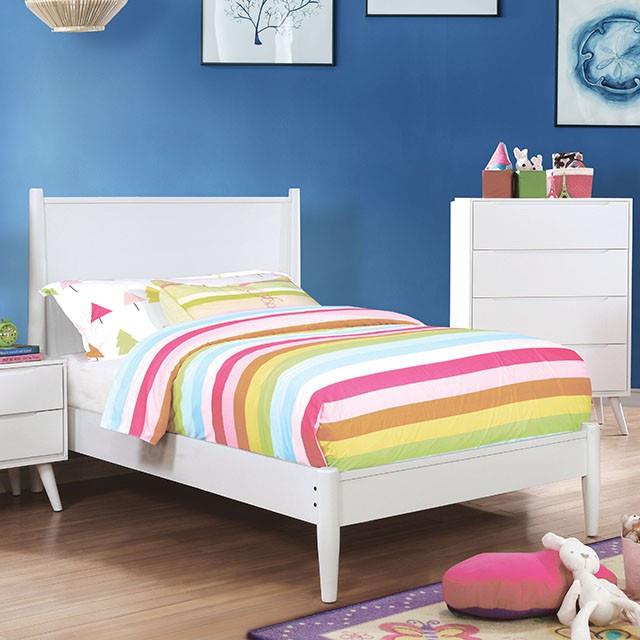 Furniture of America Lennart CM7386WH-CK California King Bed IMAGE 2