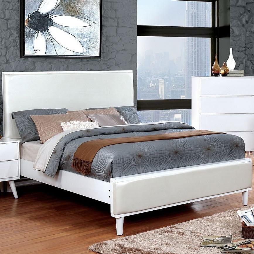 Furniture of America Lennart II Queen Bed CM7387WH-Q-BED IMAGE 1