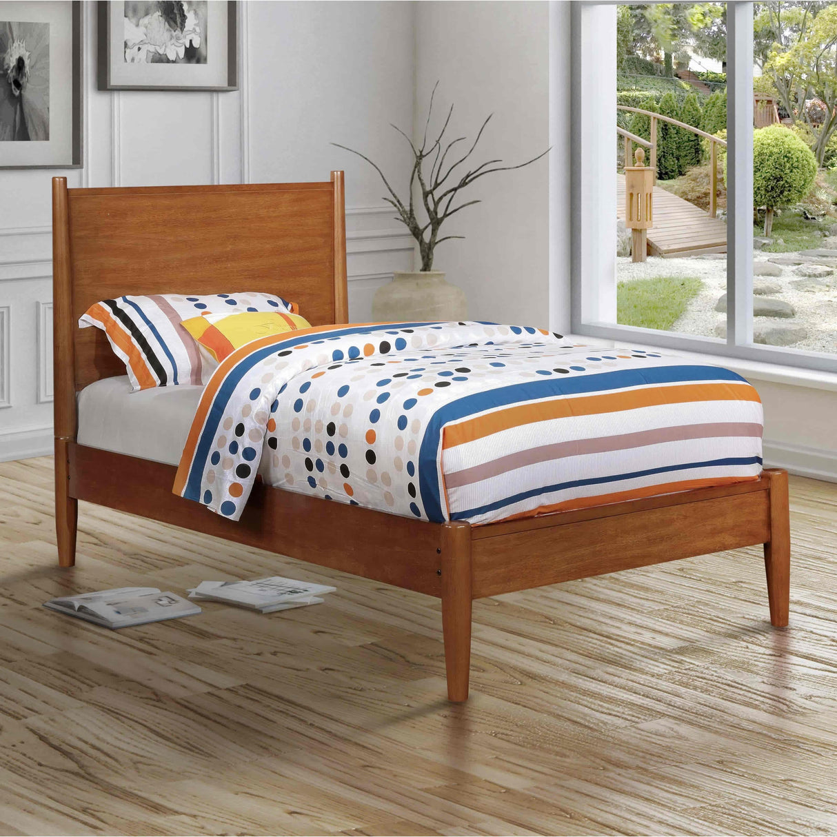 Furniture of America Lennart CM7386A-T Twin Bed IMAGE 2