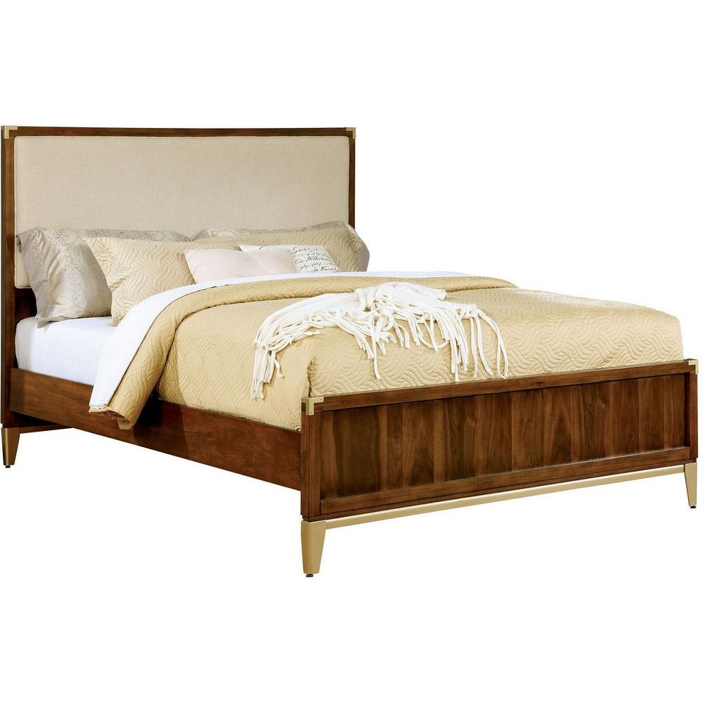 Furniture of America Tychus Queen Upholstered Panel Bed CM7559F-Q-BED IMAGE 1