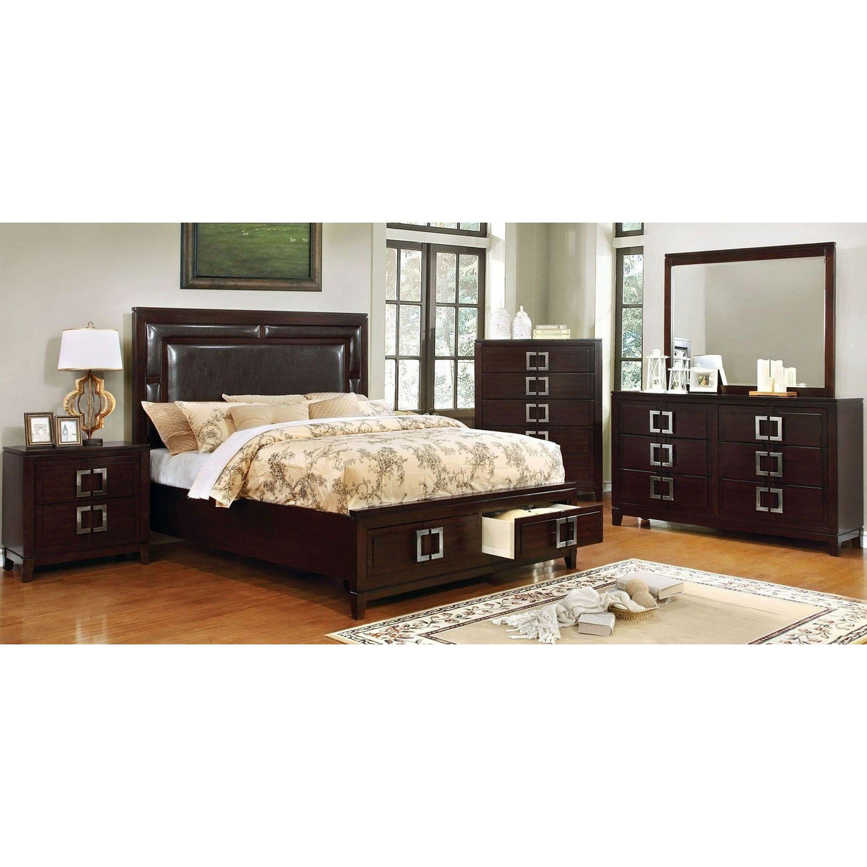 Furniture of America Balfour California King Panel Bed CM7385CK-BED IMAGE 4