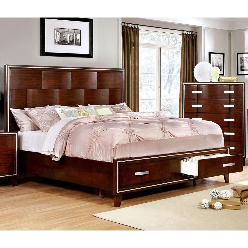 Furniture of America Safire Queen Panel Bed CM7616Q-BED IMAGE 2