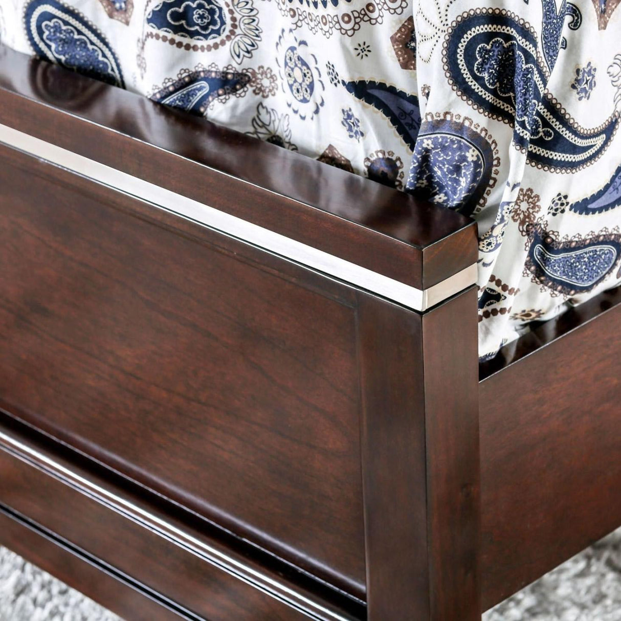 Furniture of America Winnifred King Panel Bed CM7412EK-BED IMAGE 3