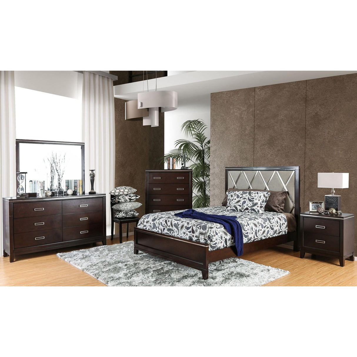 Furniture of America Winnifred King Panel Bed CM7412EK-BED IMAGE 5