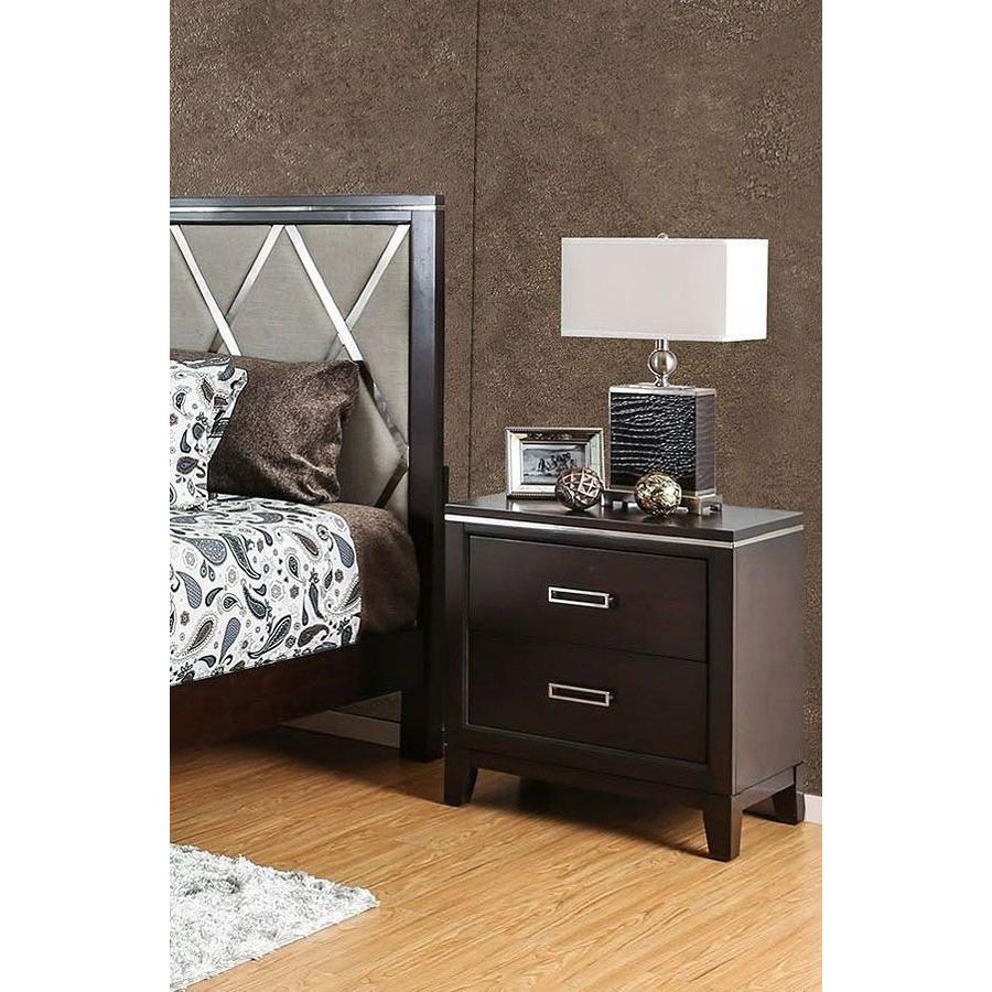 Furniture of America Winnifred 2-Drawer Nightstand CM7412N IMAGE 2