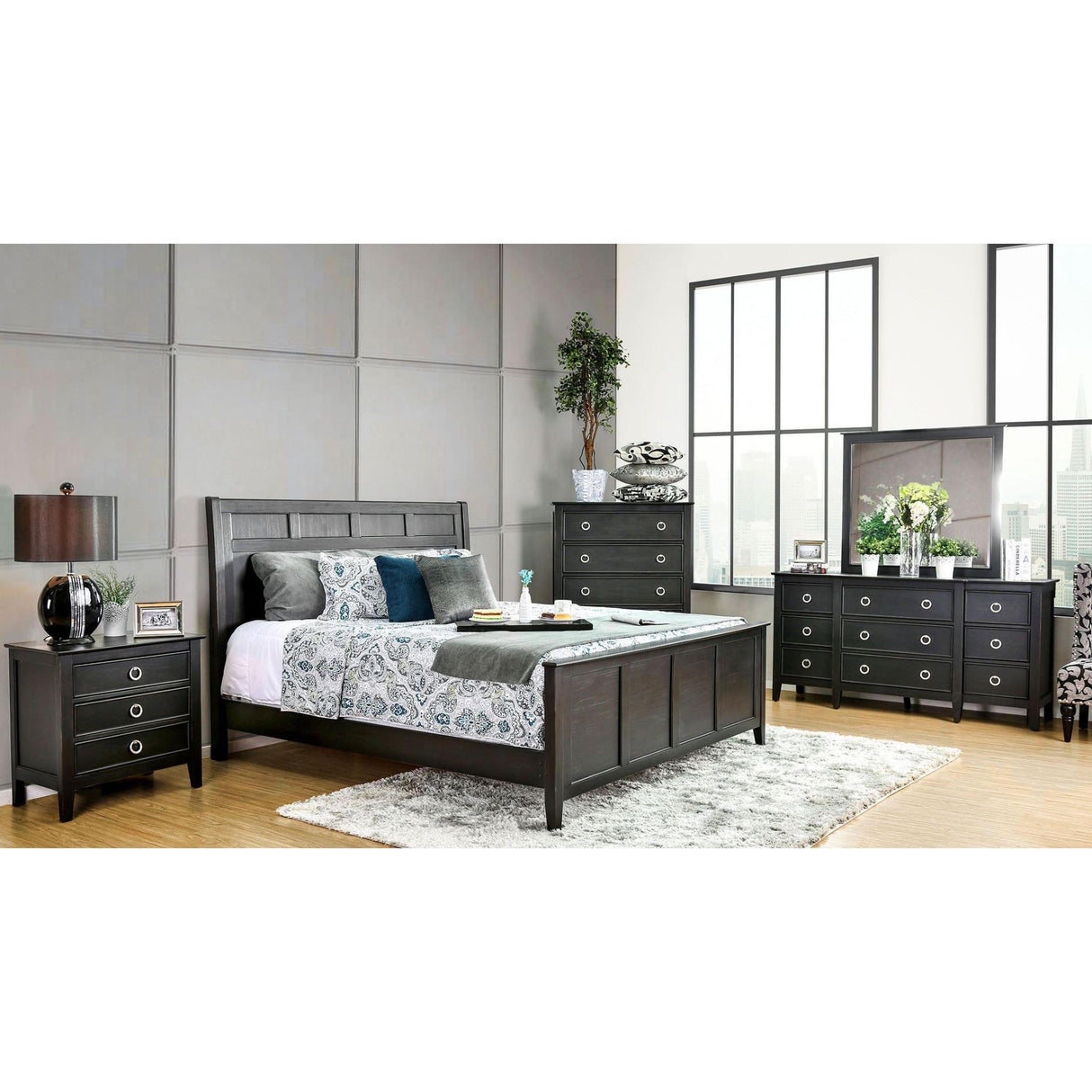 Furniture of America Arabelle California King Panel Bed CM7481CK-BED IMAGE 3