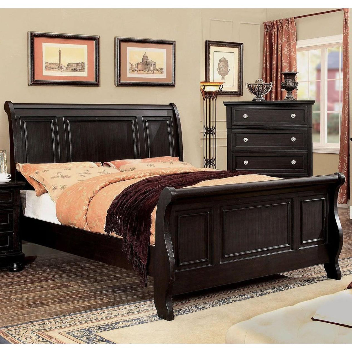 Furniture of America Argusville Queen Sleigh Bed CM7380Q-BED IMAGE 3