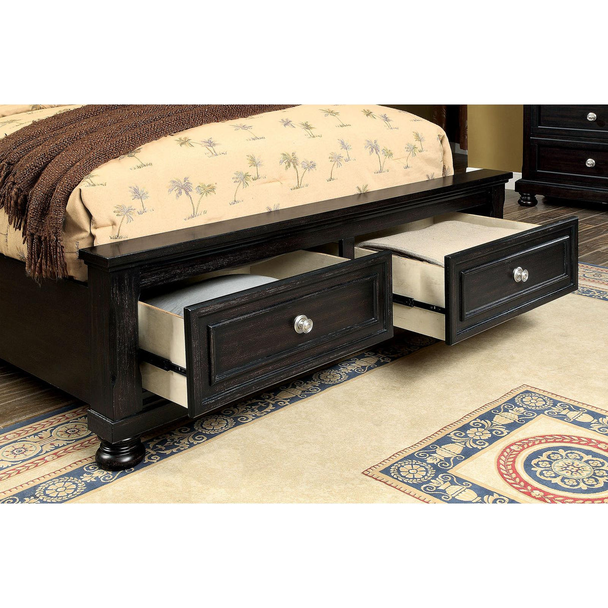 Furniture of America Argusville California King Sleigh Bed with Storage CM7381CK-BED IMAGE 4