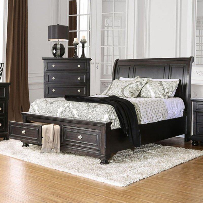 Furniture of America Argusville Queen Sleigh Bed with Storage CM7381Q-BED IMAGE 2