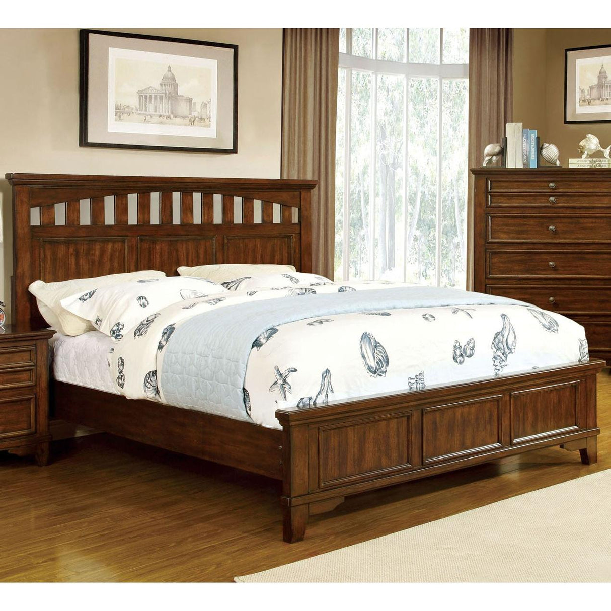 Furniture of America Chelsea California King Panel Bed CM7781CK-BED IMAGE 1