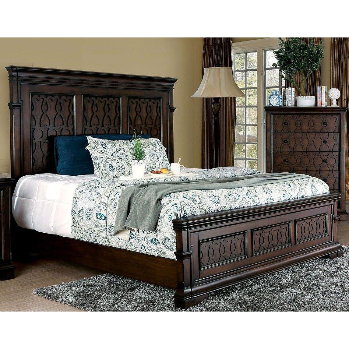 Furniture of America Minerva Queen Panel Bed CM7839Q-BED IMAGE 1