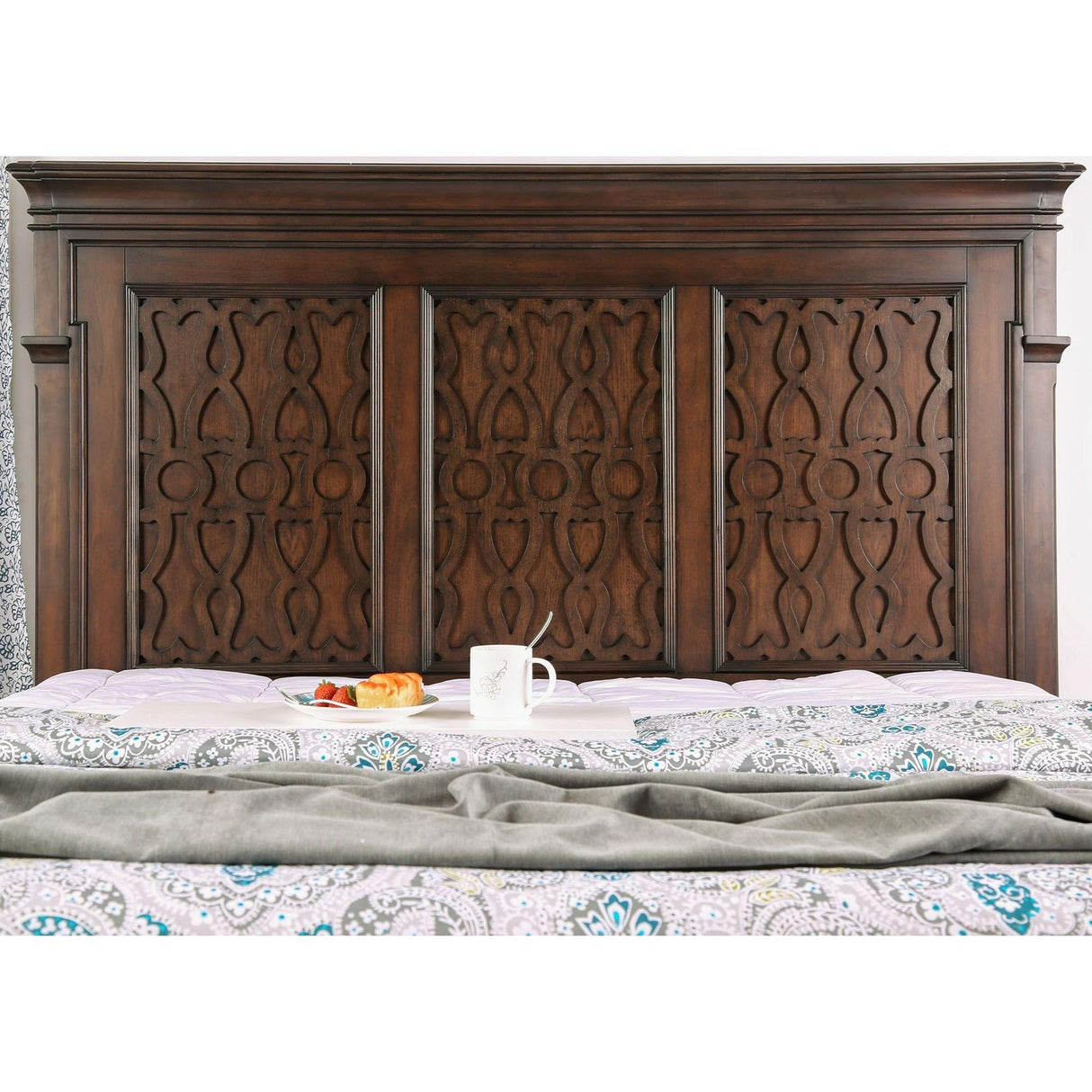 Furniture of America Minerva Queen Panel Bed CM7839Q-BED IMAGE 2