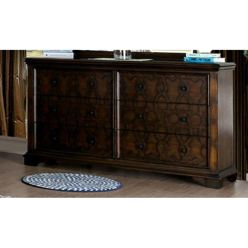Furniture of America Minerva 6-Drawer Dresser CM7839D IMAGE 1