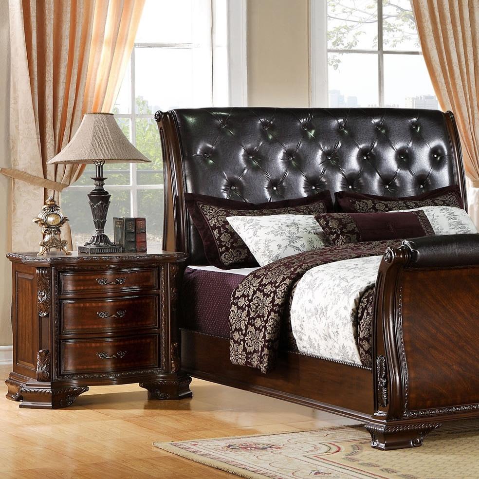 Furniture of America Monte Vista 3-Drawer Nightstand CM7267N IMAGE 3