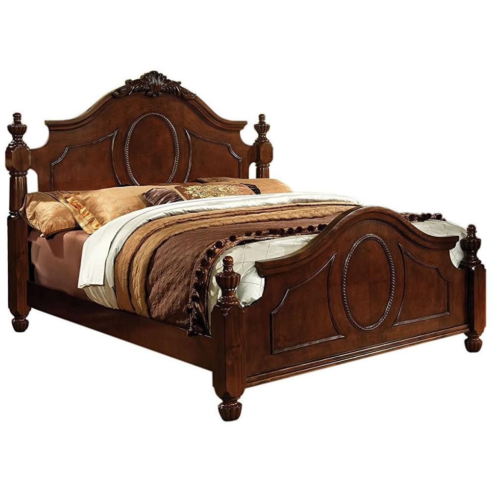 Furniture of America Velda II Queen Poster Bed CM7952Q-BED IMAGE 1