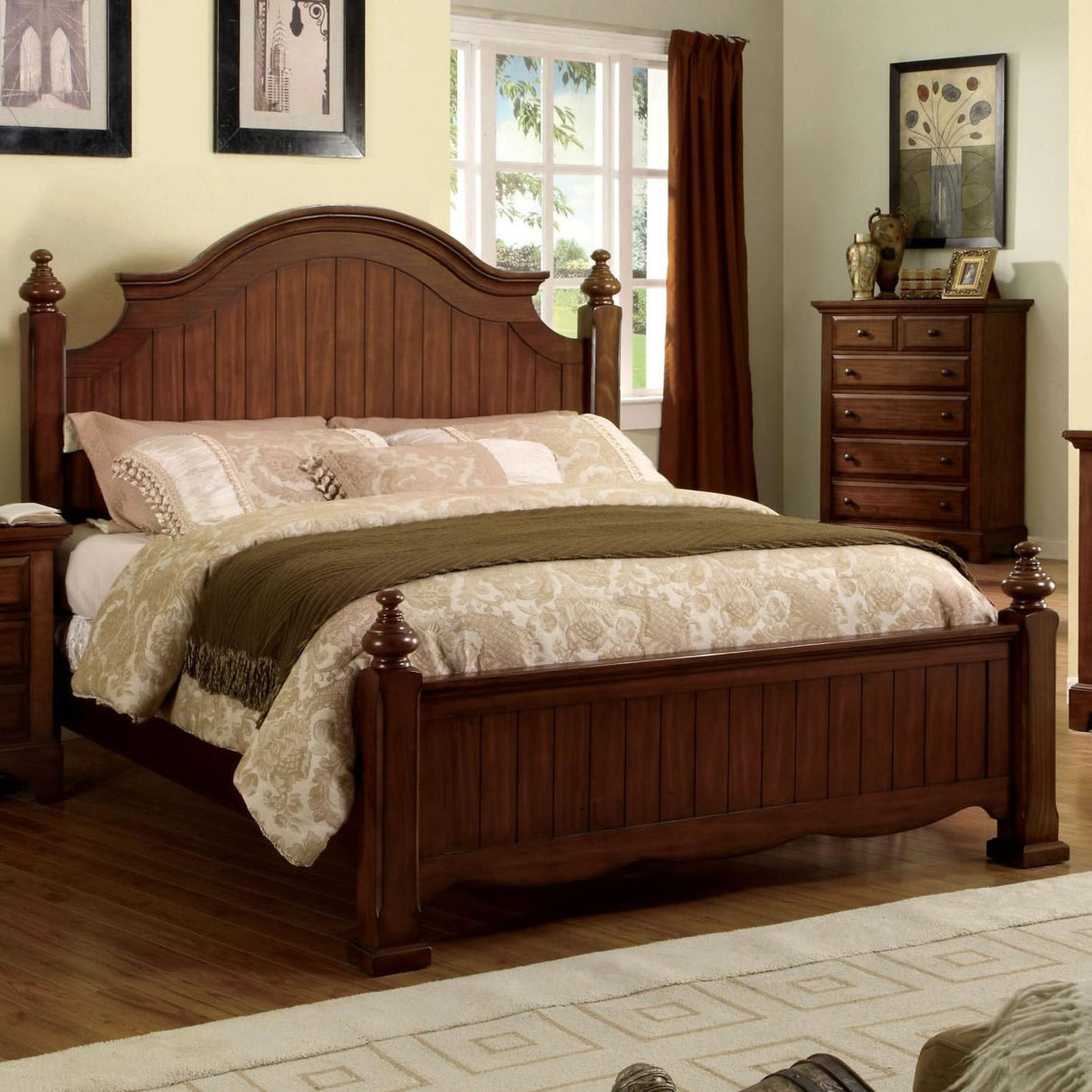 Furniture of America Palm Coast King Panel Bed CM7888EK-BED IMAGE 1