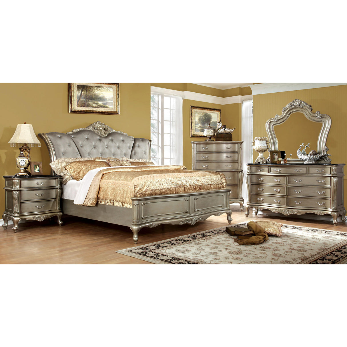 Furniture of America Johara Queen Upholstered Bed CM7090Q-BED IMAGE 6