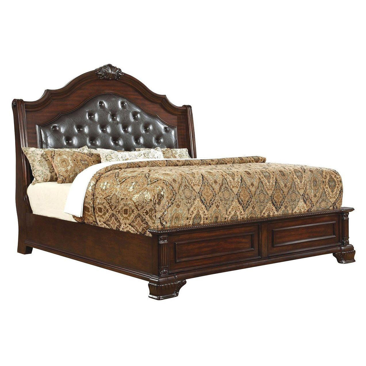 Furniture of America Edinburg California King Panel Bed CM7671CK-BED IMAGE 1