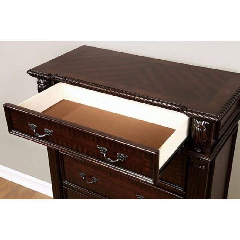 Furniture of America Edinburgh 5-Drawer Chest CM7671C IMAGE 3