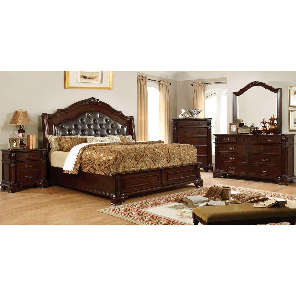 Furniture of America Edinburgh 5-Drawer Chest CM7671C IMAGE 4