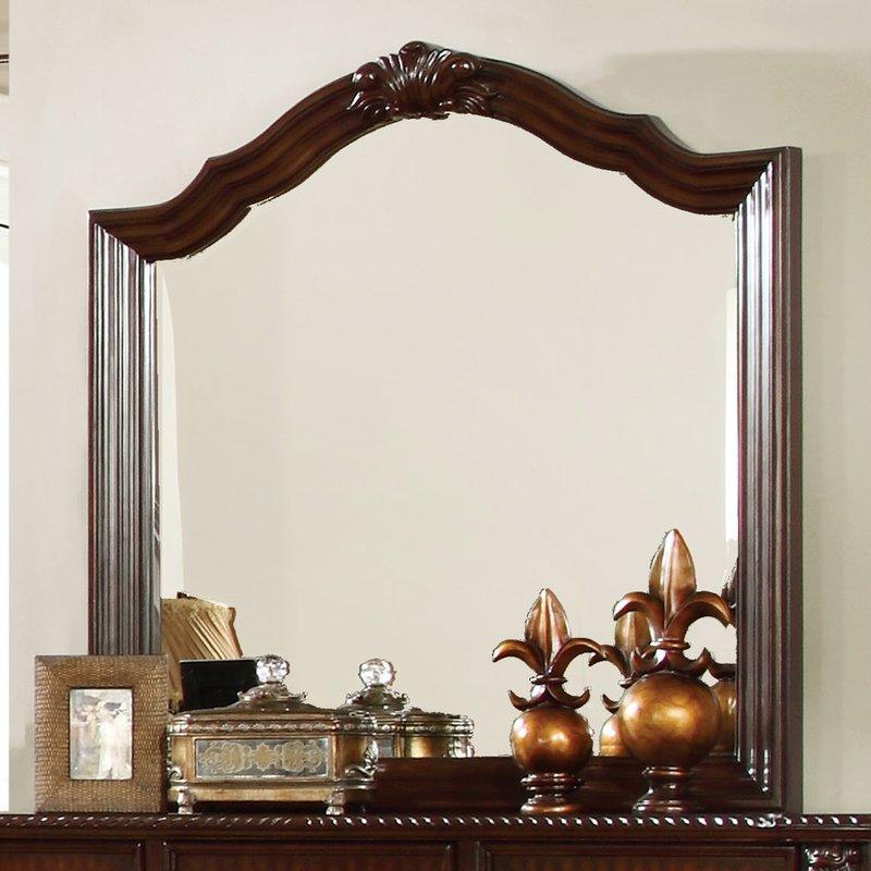 Furniture of America Edinburgh Arched Dresser Mirror CM7671M IMAGE 2