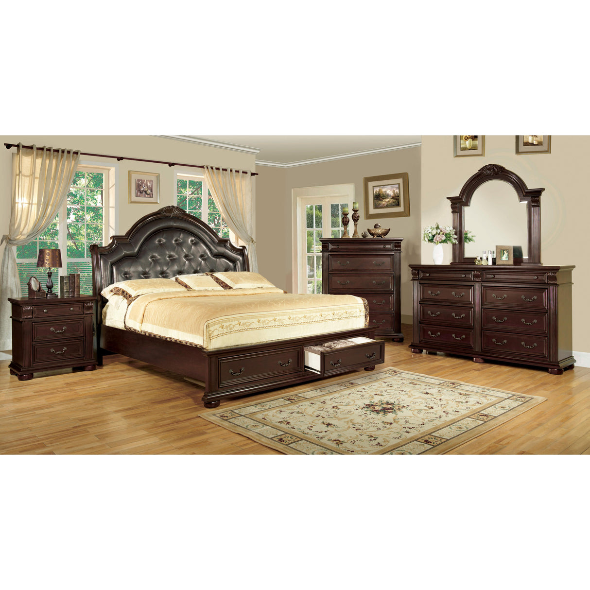 Furniture of America Scottsdale California King Panel Bed CM7162CK-BED IMAGE 5