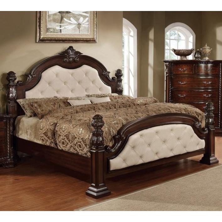 Furniture of America Monte Vista I King Poster Bed CM7296LA-EK-BED IMAGE 1