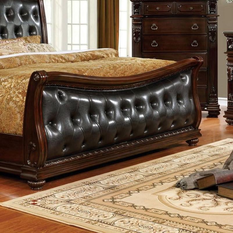 Furniture of America Fort Worth King Sleigh Bed CM7858EK-BED IMAGE 4