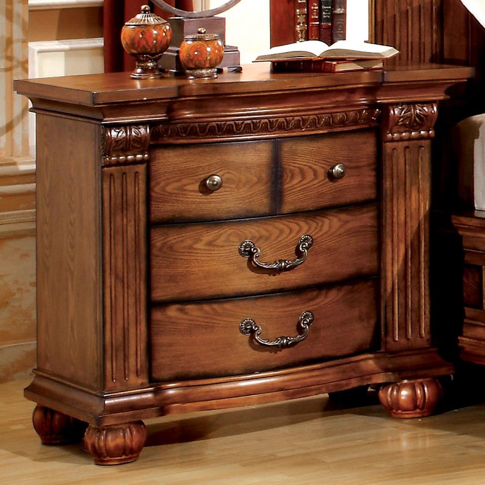 Furniture of America Bellagrand 3-Drawer Nightstand CM7738N IMAGE 1