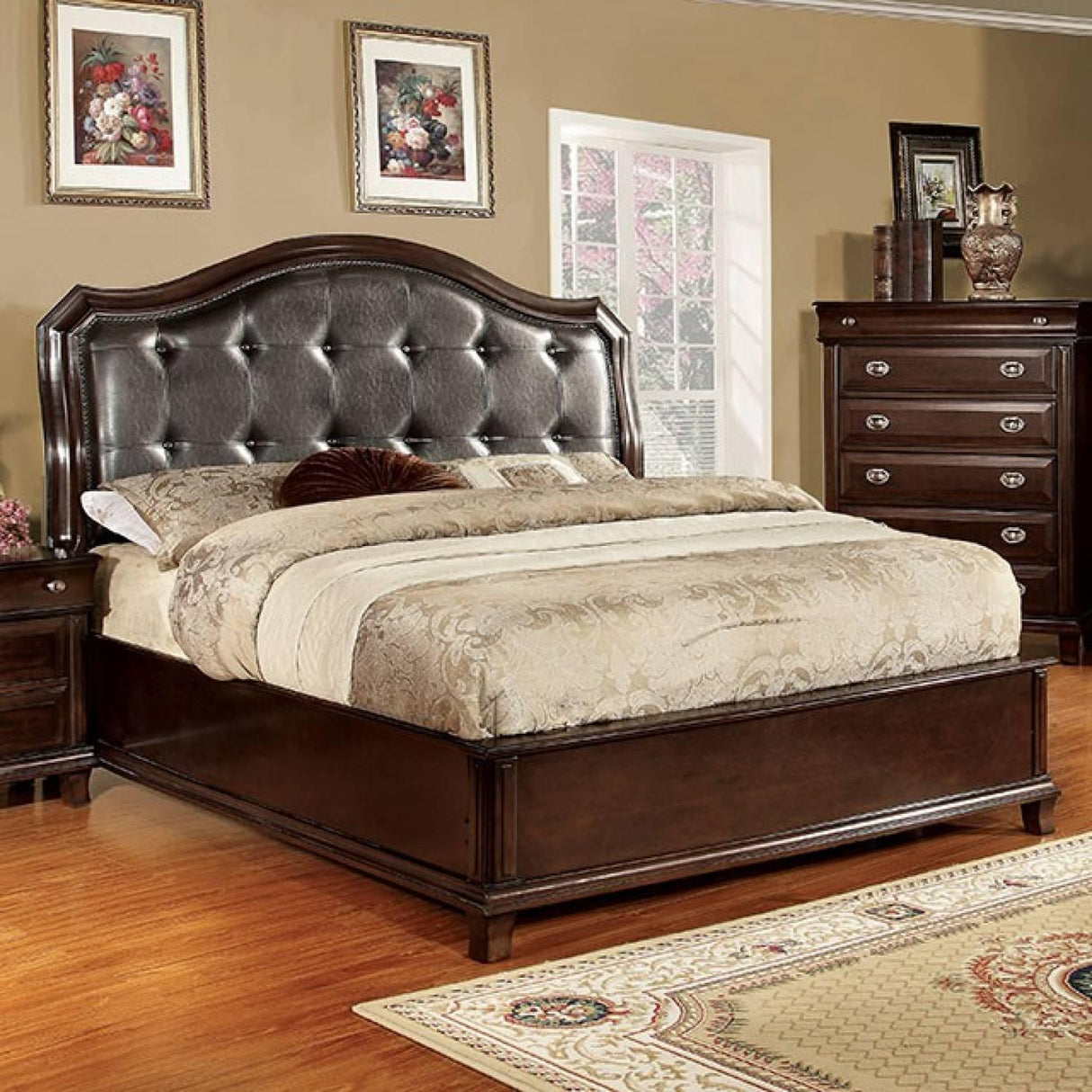 Furniture of America Arden King Bed CM7065EK-BED IMAGE 1
