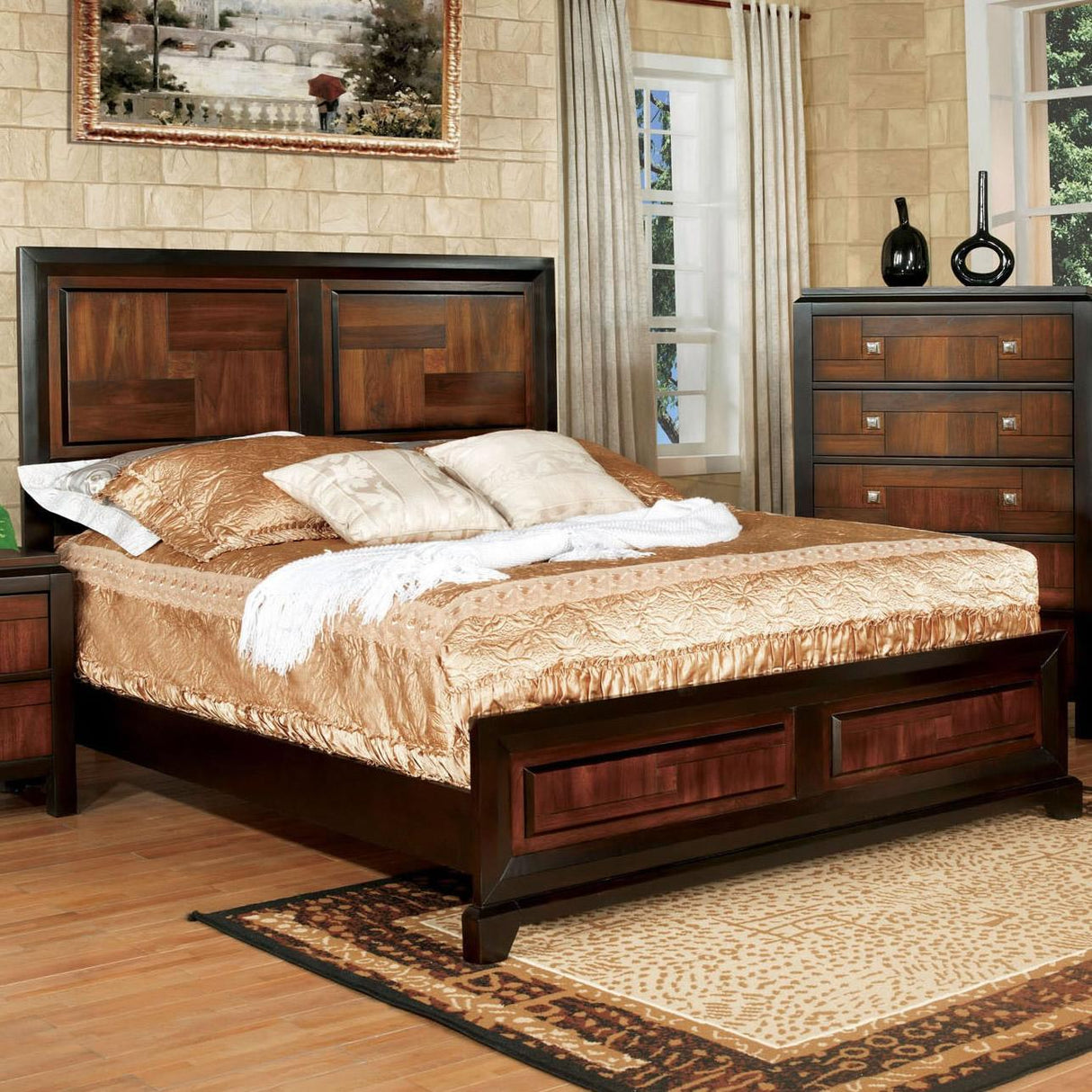 Furniture of America Patra CM7152F Full Bed IMAGE 1